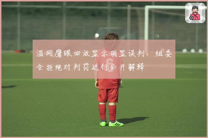温网鹰眼回放显示明显误判，组委会拒绝对判罚进行公开解释